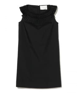 AQUILANO RIMONDI / プリーツカラー ノースリーブ ワンピース