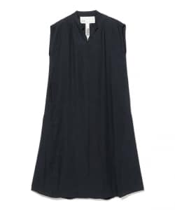 TICCA / リネン フレンチスリーブ バルーン ワンピース