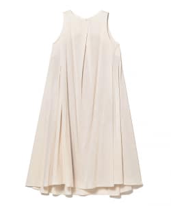 three dots / フレア タック ロングワンピース