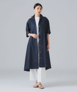 オープンカラー シャツ ドレス