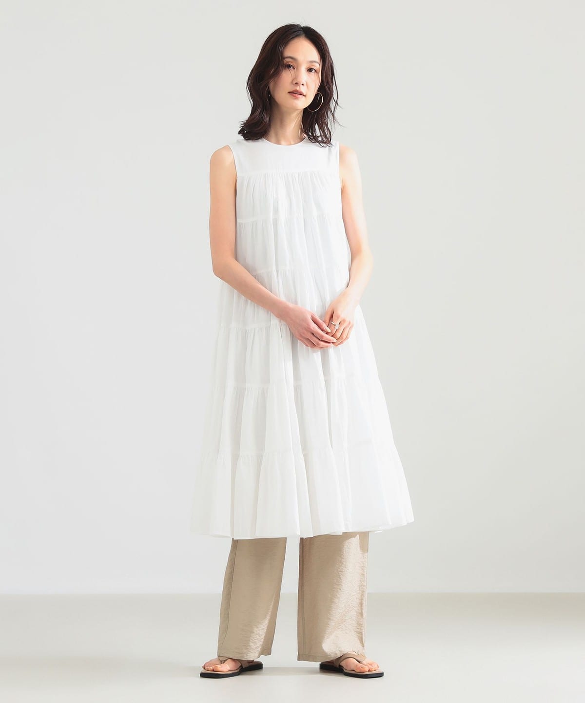 【別注】MARIHA ミューズのワンピース ソリッド Demi-Luxe BEAMS（デミルクス ビームス）【別注】MARIHA / ミューズの
