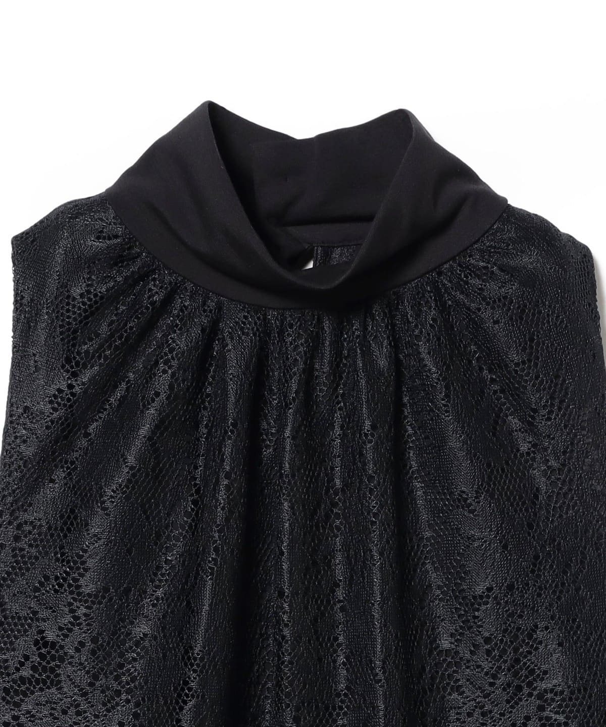 EFFE BEAMS EFFE BEAMS ROOM NO.8 BLACK / Lace Tiered Dress (One 