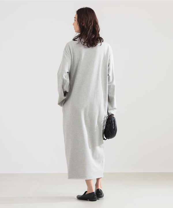 松繭型背絨連衣裙Model:H171 B80 W58 H86 Size:38