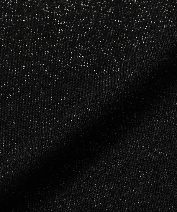 three dots /  LUREX ラメニット タートルネック ワンピース