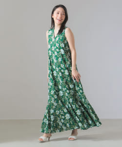 MARIHA / 夏の月影 プリント ワンピース GREEN