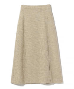 AURALEE / WOOL HAIRLINE LIGHT TWEED SKIRT