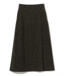 AURALEE / WOOL HAIRLINE LIGHT TWEED SKIRT