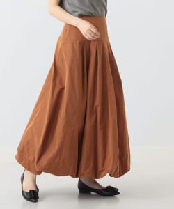 Demi-Luxe BEAMS / 女裝 塔夫綢 氣球 打褶 長裙