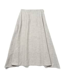 MADISONBLUE / WOOL MI-MOLLET FLAIR SKIRT