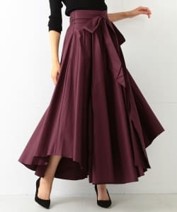 tibi / サテンコットン リボン スカート