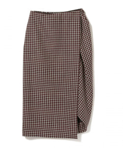 ALBINO TEODORO / チェック ラップスカート