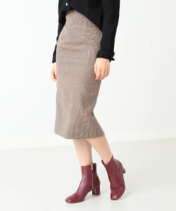 ▲MADISONBLUE / HIGH WAIST CHECK TIGHT SKIRT