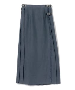 O’NEIL OF DUBLIN / ソリッド リネン ロングキルトスカート