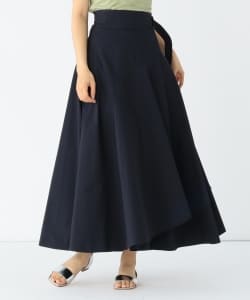 ATON / 別注 ベルトラップスカート