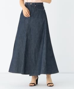 upper hights / 別注 THE CARLA リジッドデニム マキシフレアスカート