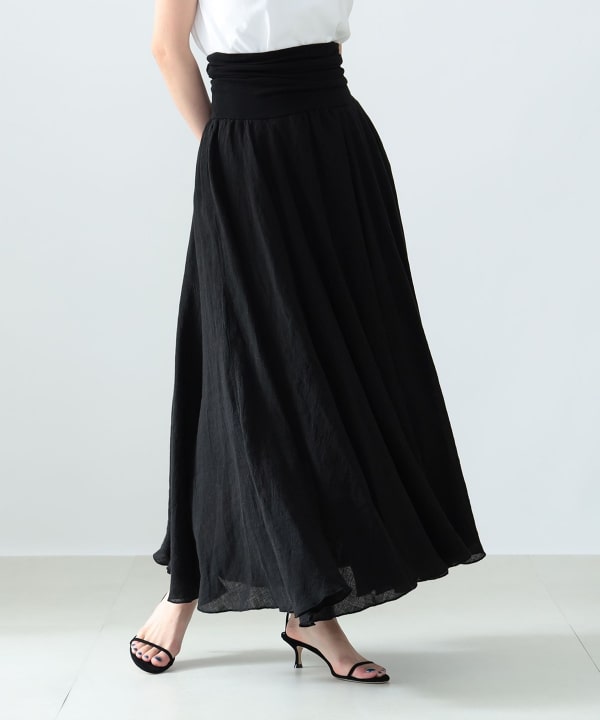 Demi-Luxe BEAMS（デミルクス ビームス）AK+1 / リネン マキシスカート  