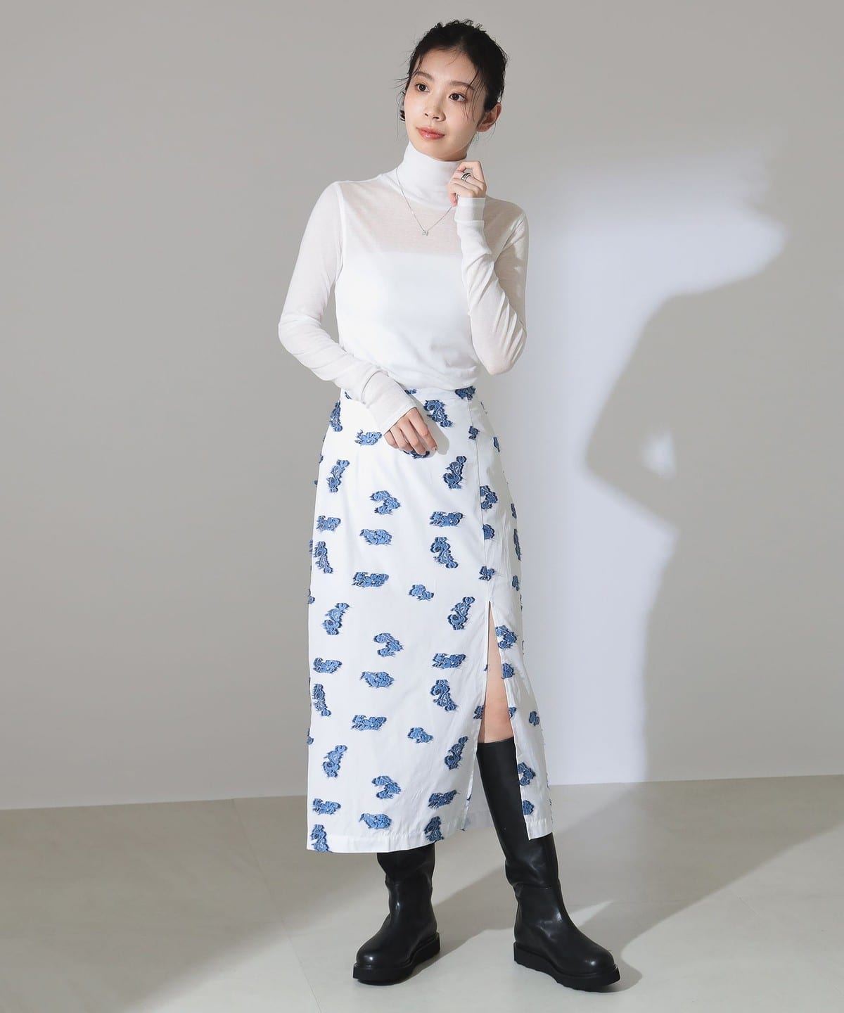 BAUM UND PFERDGARTEN SAMAR スリットスカート Demi-Luxe BEAMS（デミルクス ビームス）BAUM UND PFERDGARTEN / SAMAR