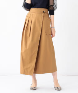 CINOH / フロントタック ダブルラップスカート