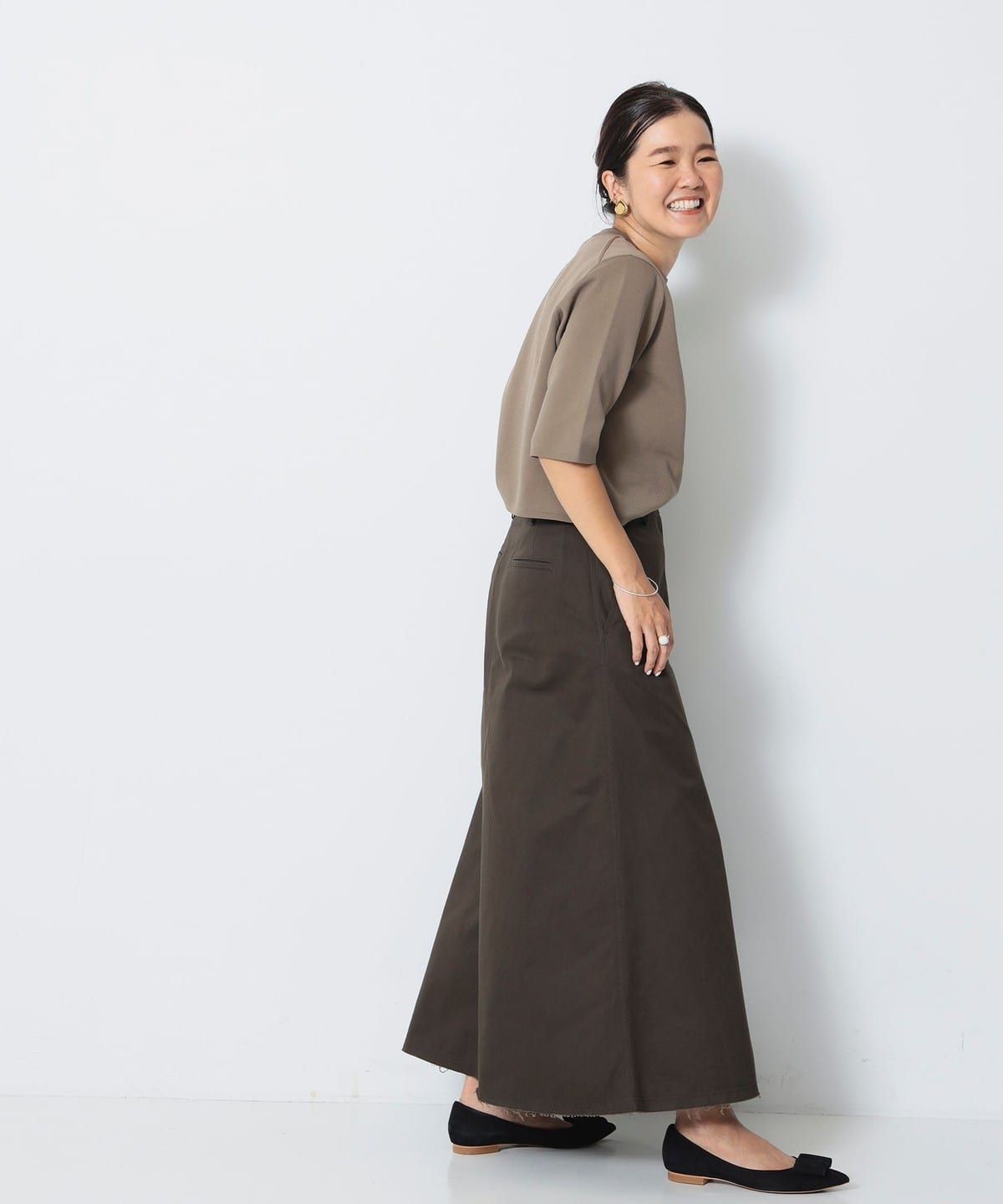 カットオフ ロング スカート スカート WOMEN OLIVE 36 カットオフ ロング スカート スカート WOMEN OLIVE 36