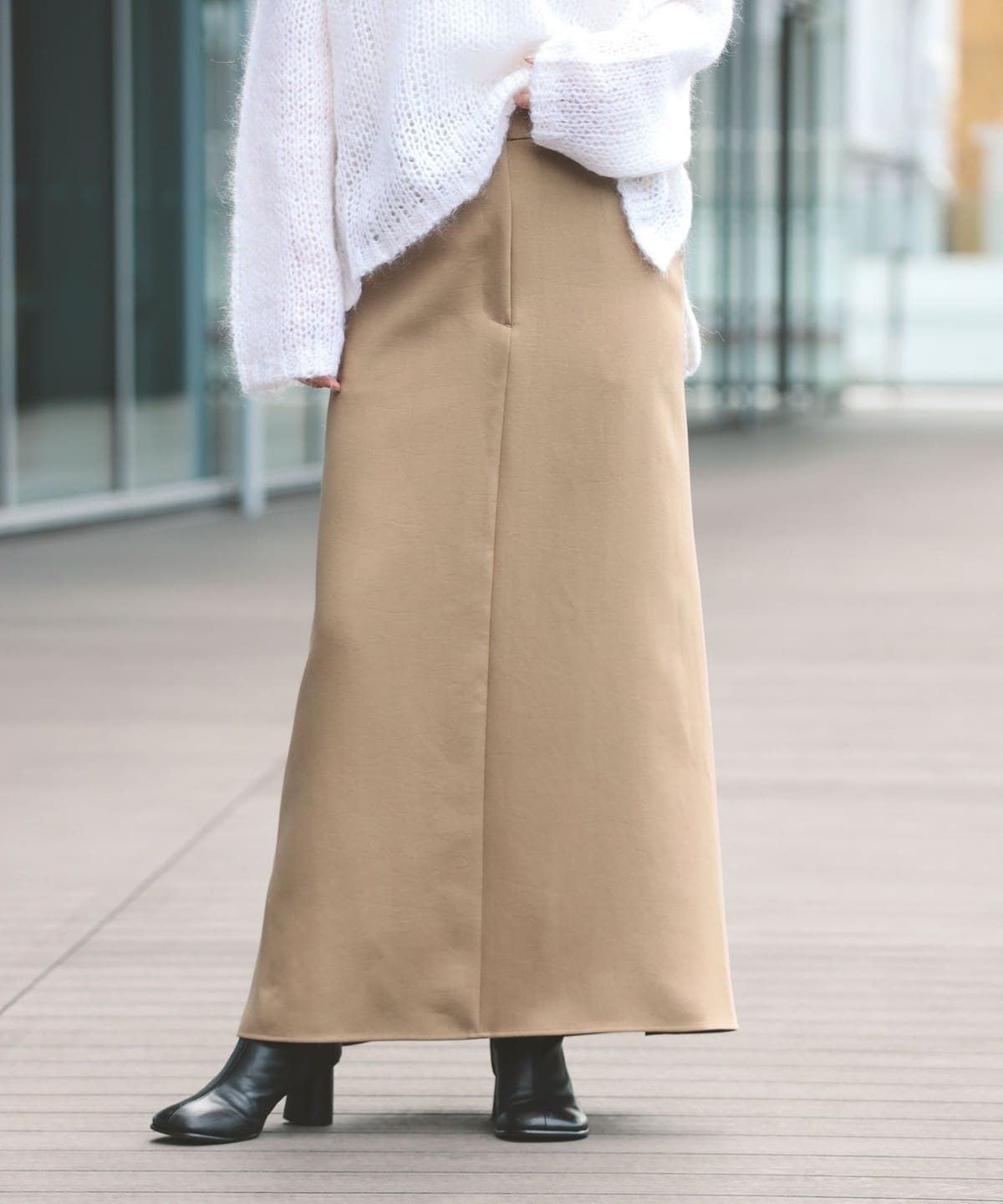 Demi-Luxe BEAMS（デミルクス ビームス）サテン マーメイドスカート