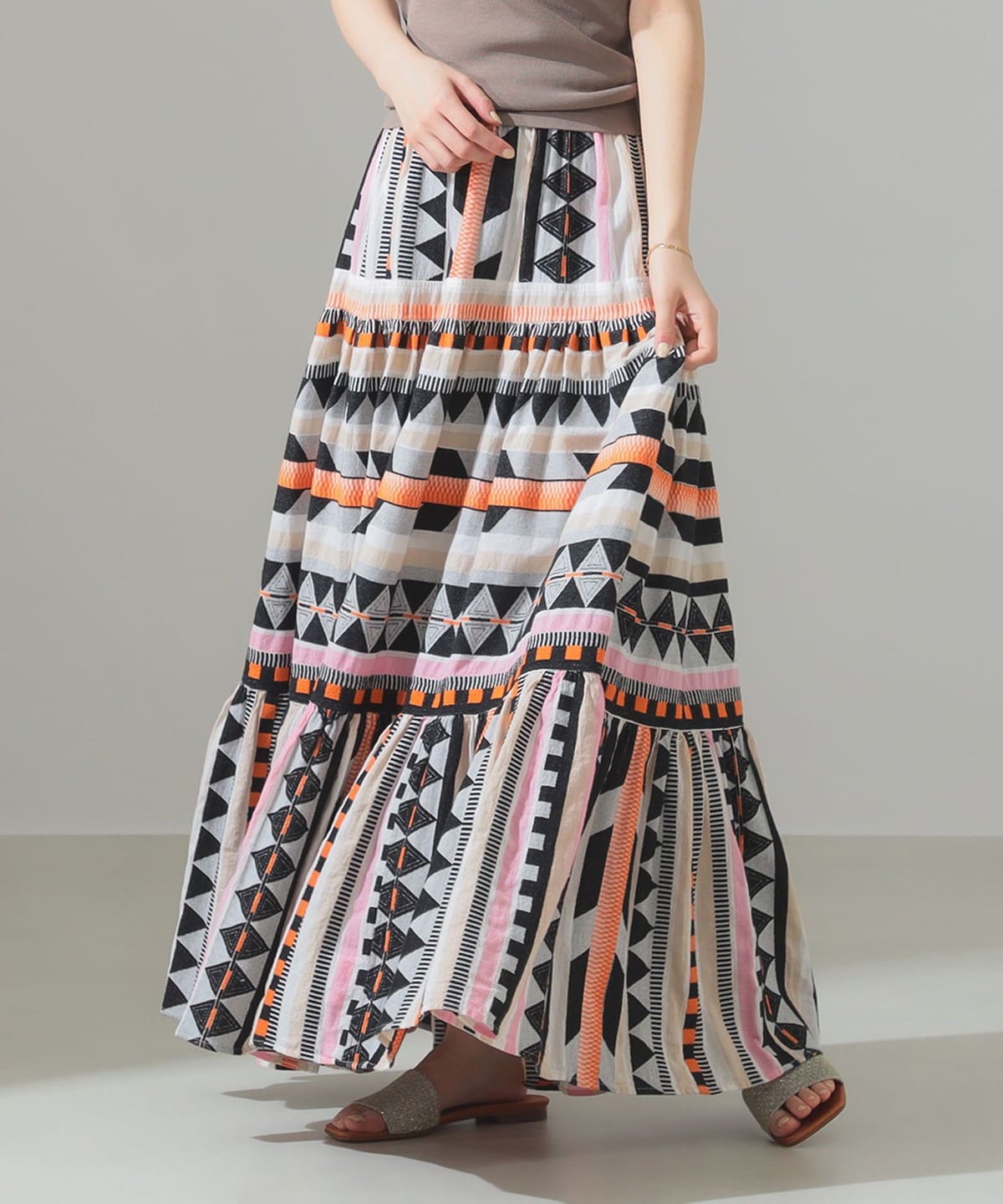 マキシバックパネルスカートORIVAR SAT×Deuxieme Classe 2025年