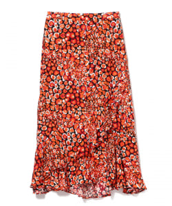 CEFINN / レオパードパンジー プリント スカート