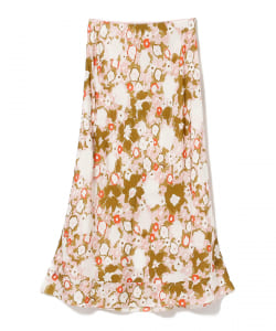 LEE MATHEWS / モネフラワー シルクサテン スカート