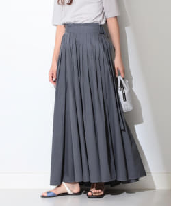 ATON / コットンツイル ラップスカート