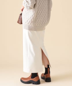 Demi-Luxe BEAMS / ピマコットン 裏毛スカート