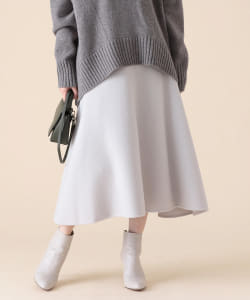 Demi-Luxe BEAMS / ウール リバースカート