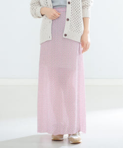 【+15%ポイント還元】【予約】Demi-Luxe BEAMS / 小花柄プリント スカート