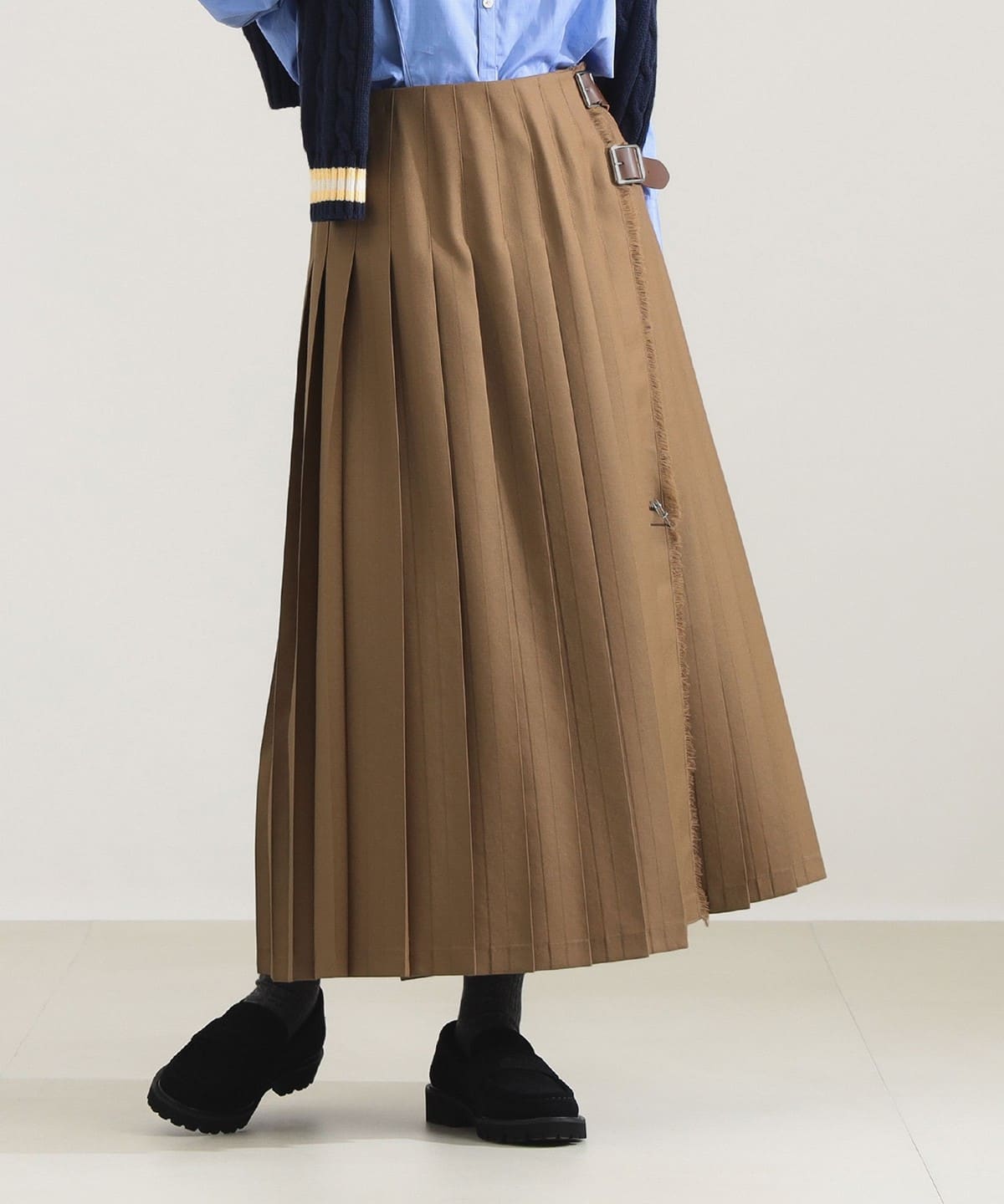 O'NEIL OF DUBLIN BEAMS別注 ウール キルト ラップスカート O'NEIL of DUBLIN オニール オブ ダブリン OF ウーステッド