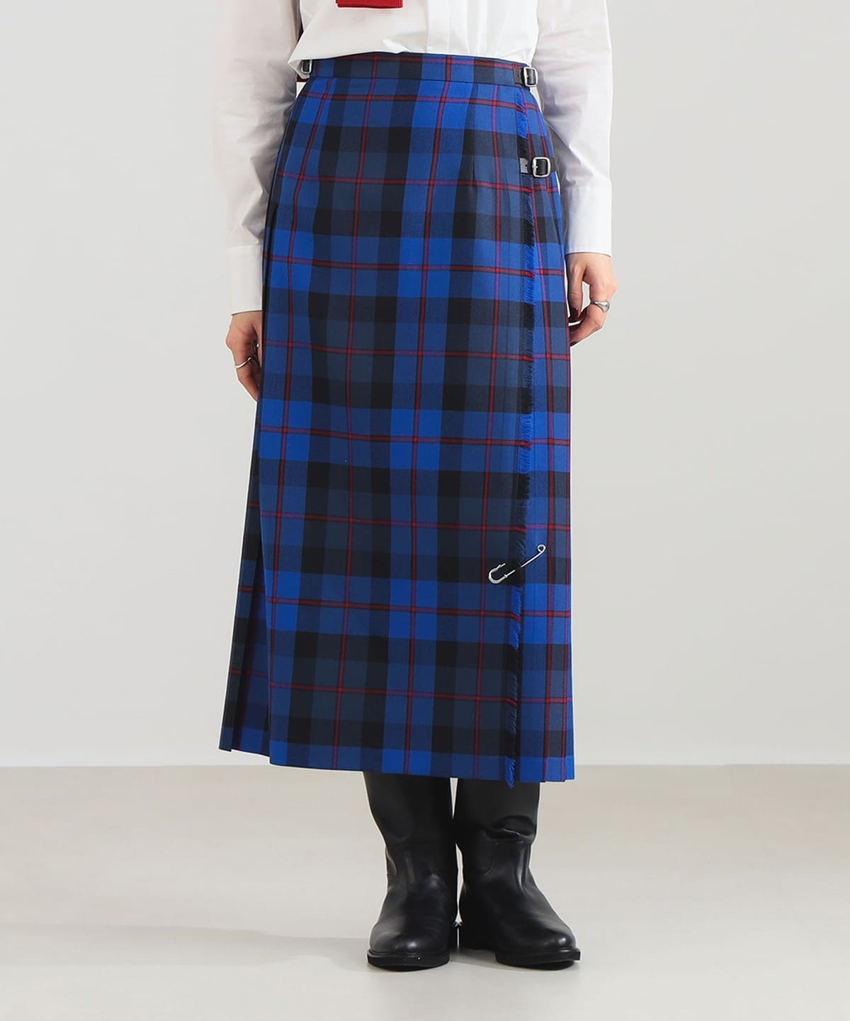 【別注】O'NEIL OF DUBLIN オニール オブ ダブリン / ウール ナローベルト ロング キルトスカート スカート WOMEN OLD BOLEY 10 【別注】O'NEIL OF DUBLIN オニール オブ ダブリン / ウール ナローベルト ロング キルトスカート スカート WOMEN OLD BOLEY 10