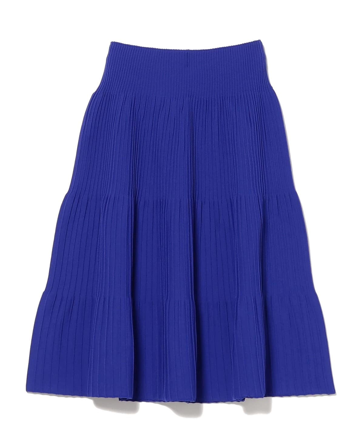 タックリブ フレアスカート スカート WOMEN BLUE ONE SIZE タックリブ フレアスカート スカート WOMEN BLUE ONE SIZE