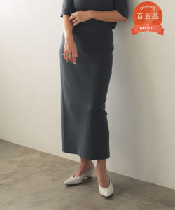 シンプル タイト ニットスカート .M