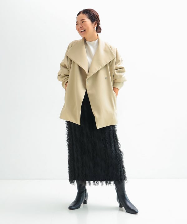 美品 Demi-Luxe BEAMS / ジャカード フレアドレス Demi-Luxe BEAMS（デミルクス ビームス）の「【セレモニー