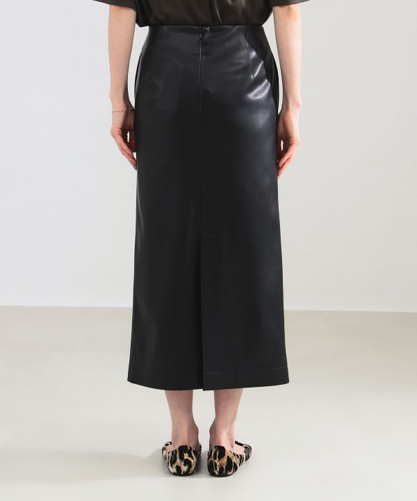 Demi-Luxe BEAMS（デミルクス ビームス）フェイクレザー セミタイト