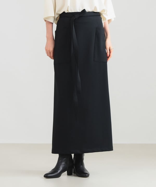 Demi-Luxe BEAMS /ラップ ロングスカート .M 目黒越子　新品 Demi-Luxe BEAMS(デミルクス ビームス)の【洗える】ラップロング