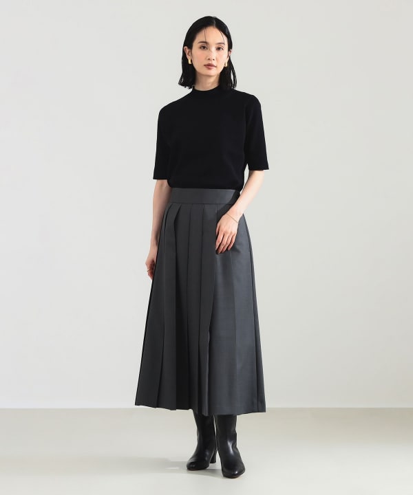 美品 BEAMS RBS ビームス ロング アシンメトリー プリーツ スカート 美品 BEAMS RBS ビームス ロング アシンメトリー プリーツ