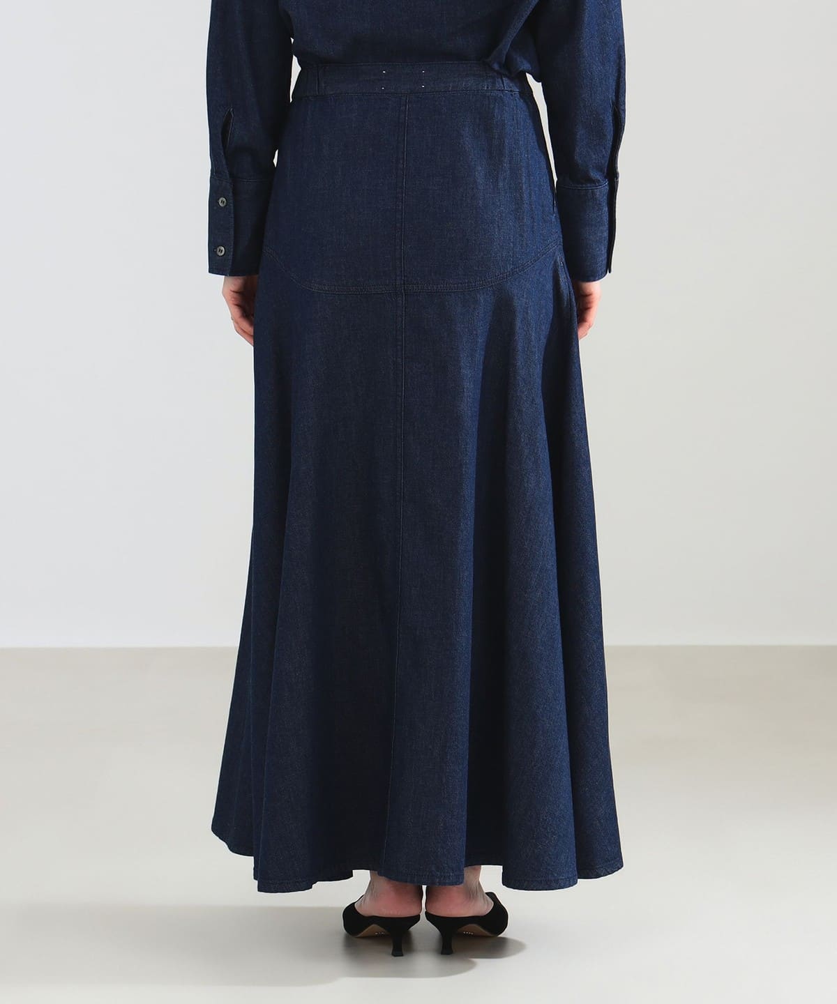 新品＊Demi-Luxe BEAMS＊フロント重ねスカート＊レッド 