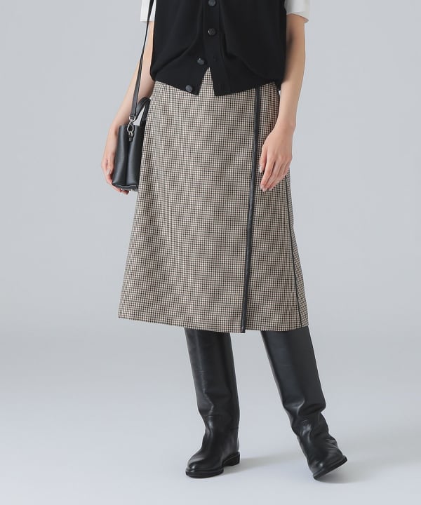 未使用 MSGM エムエスジィエム バイカラー ラップスカート イタリア製 lum-mmq3-2.jpg