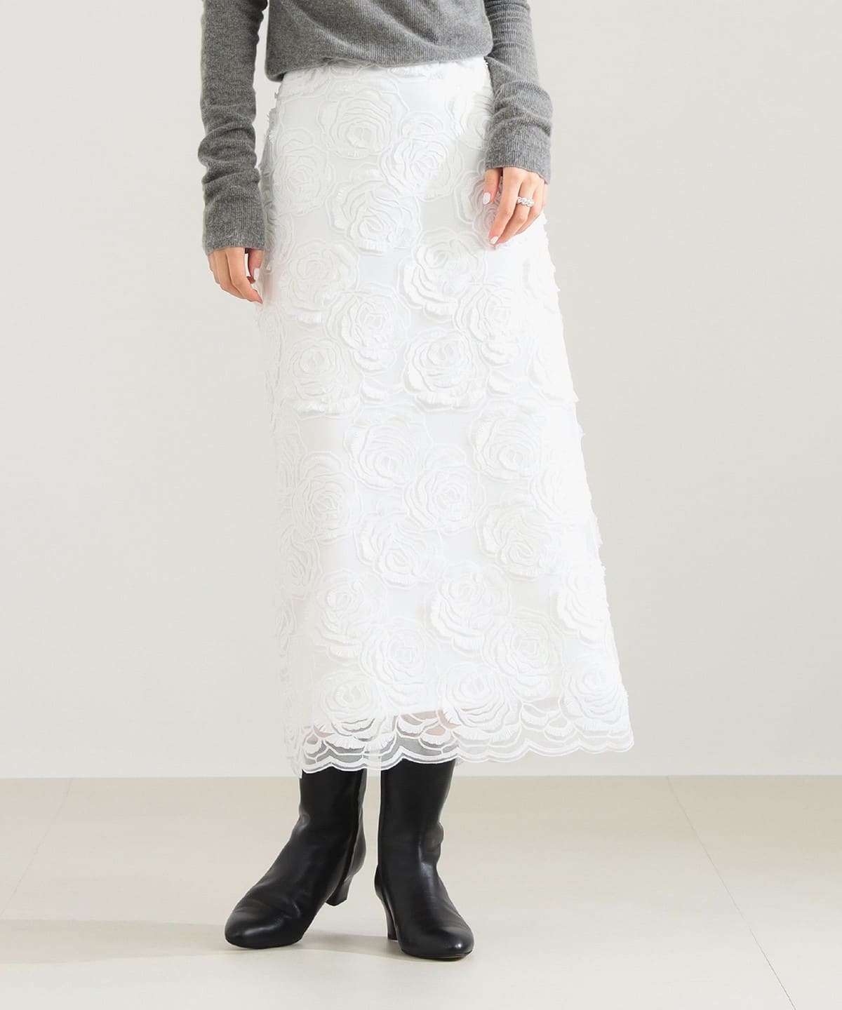 スカラレース タイトスカート スカート WOMEN WHITE 38 スカラレース タイトスカート スカート WOMEN WHITE 38