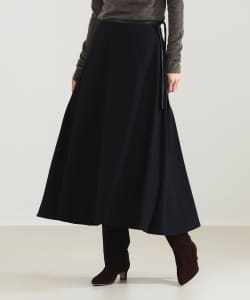 【+15%ポイントUP】AK+1 / ウール ソリッド フレアスカート