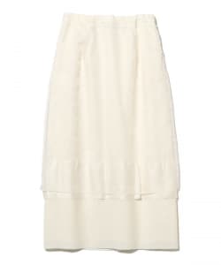 SEEALL / シアー レイヤード スカート