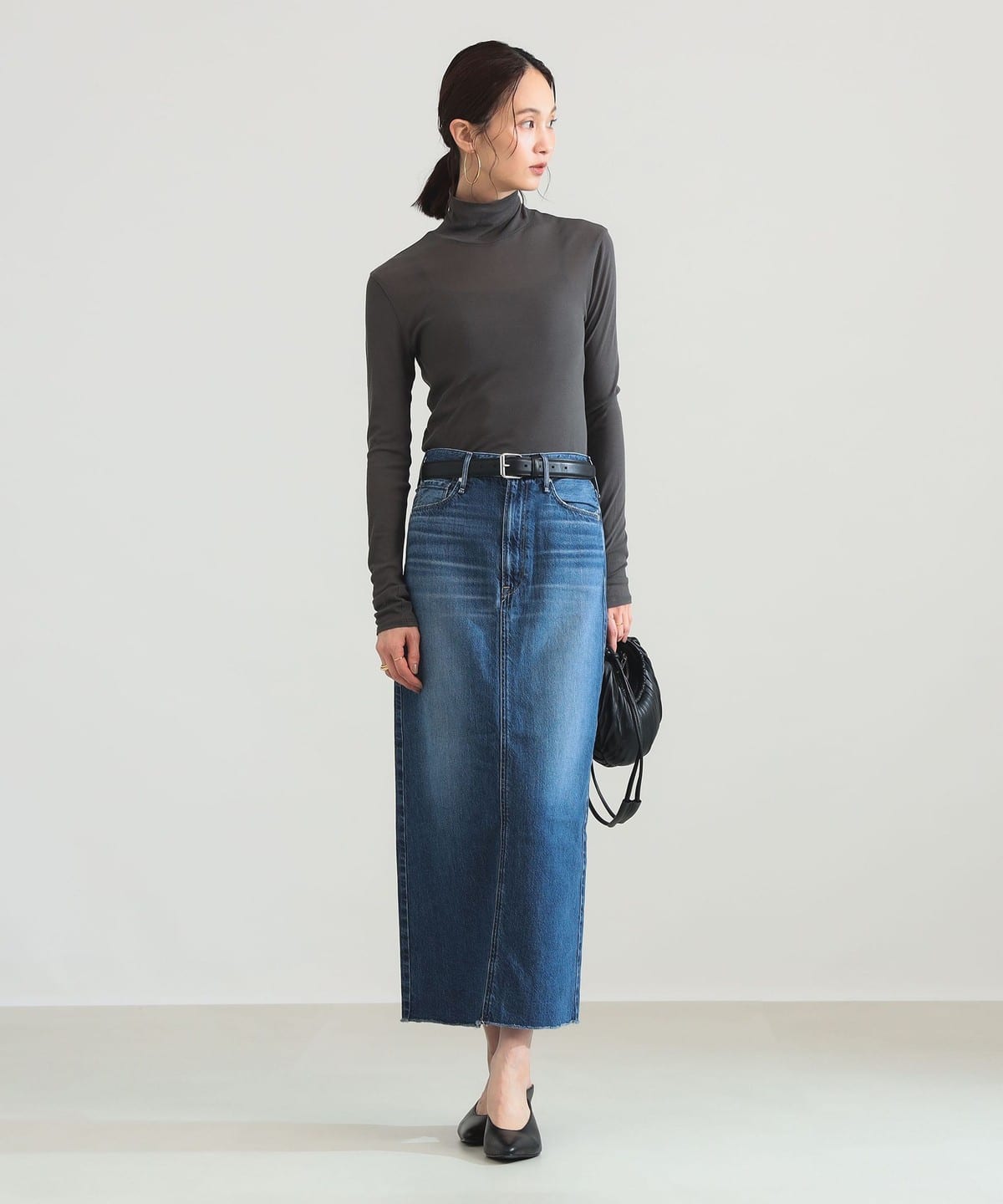 Demi-luxe BEAMS upper heights ロングデニムスカート upper hights × Demi-Luxe BEAMS〉 / 別注 ！！｜ビームス 長崎｜BEAMS