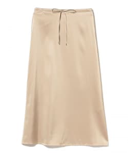 トリアセ ポリエステル フラットサテン スカート