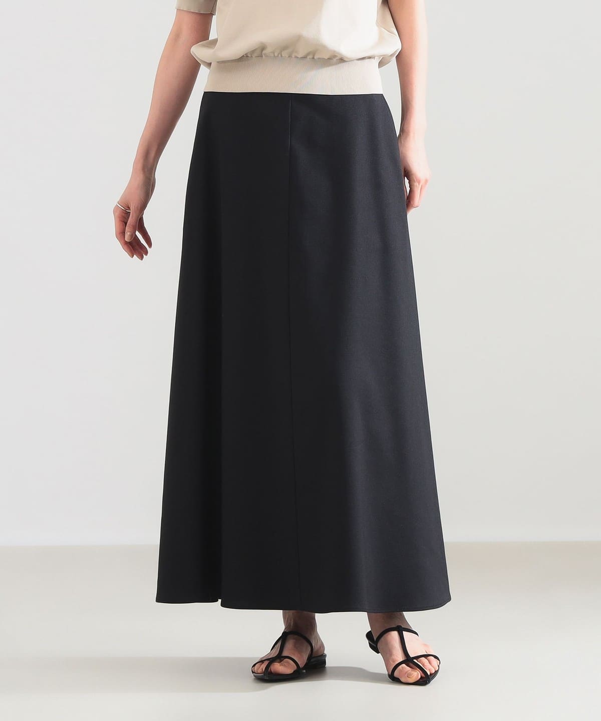 1564 Demi-Luxe BEAMS ストレッチウール スカートスーツ Demi-Luxe BEAMS（デミルクス ビームス）ダブルクロス スカート