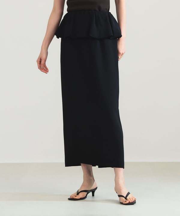 Demi-Luxe BEAMS（デミルクス ビームス）ペプラムバルーン スカート