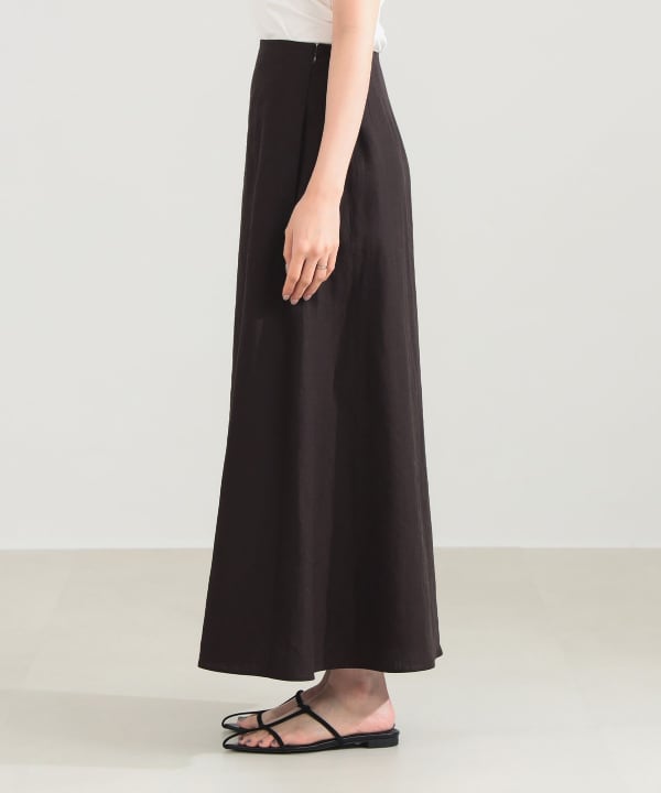 COMMEdesGARCONSCOMMEdesGARCON リネンスカート　Ｍ Demi-Luxe BEAMS（デミルクス ビームス）シンプル リネン スカート .M