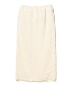 ROOM NO.8 BLACK / シアー ジャカード スカート